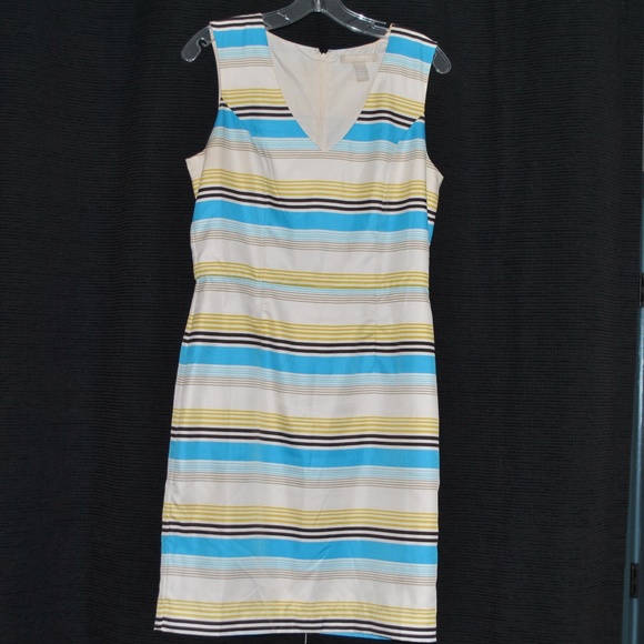Banana Republic Striped Formal Dress - Picture 1 of 3